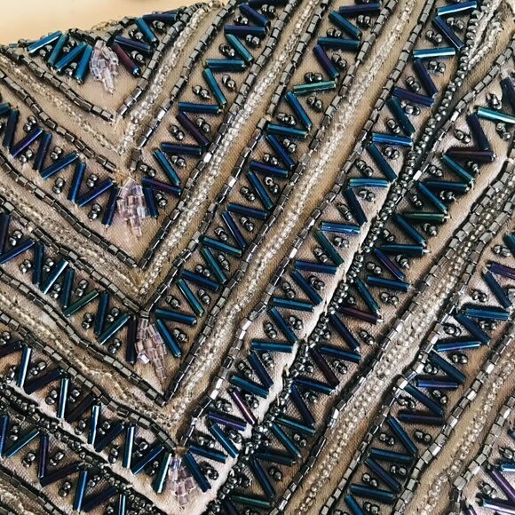 Le Regale Vintage Beaded shoulder bag Evening Purse - Picture 2 of 6